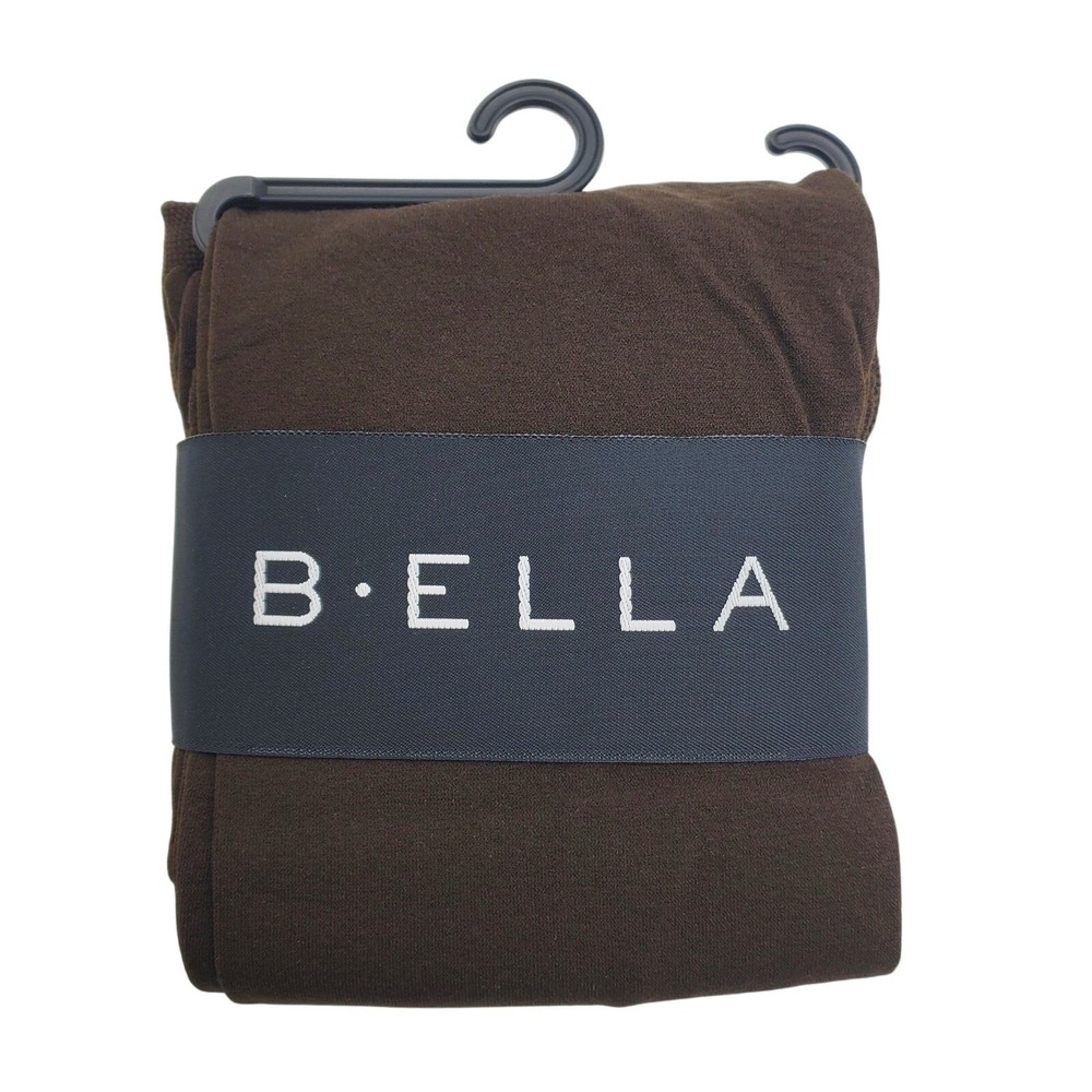 Brown Cotton Tights Medium Opaque Espresso B.ella Erika Footed New Fall Winter M